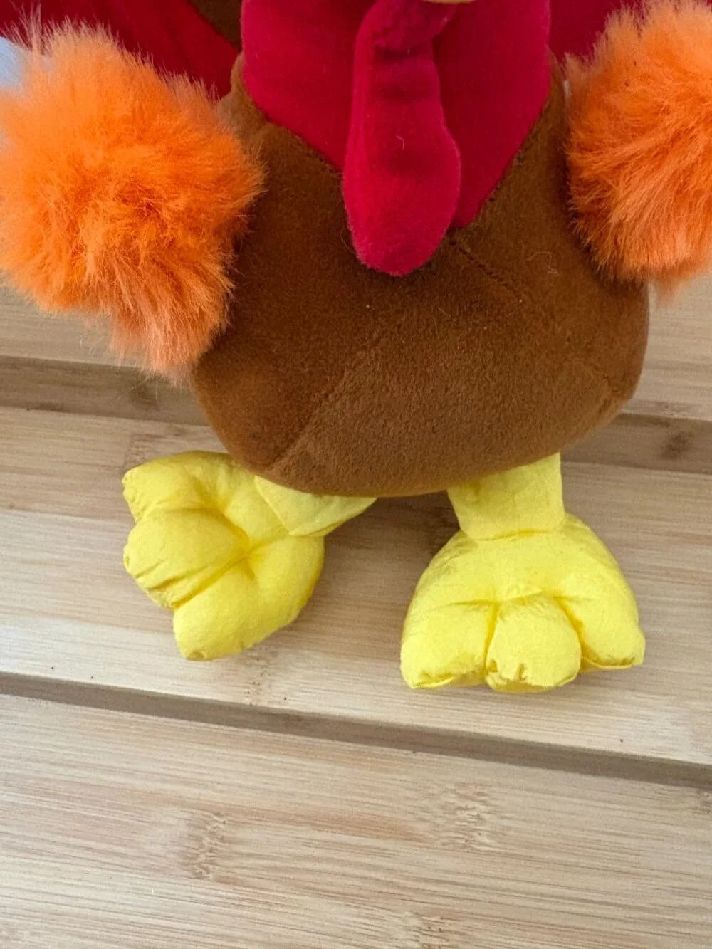 Gibson Greetings Mr. Gobbles Turkey Thanksgiving 9 Inch 1994 Stuffed Animal Toy